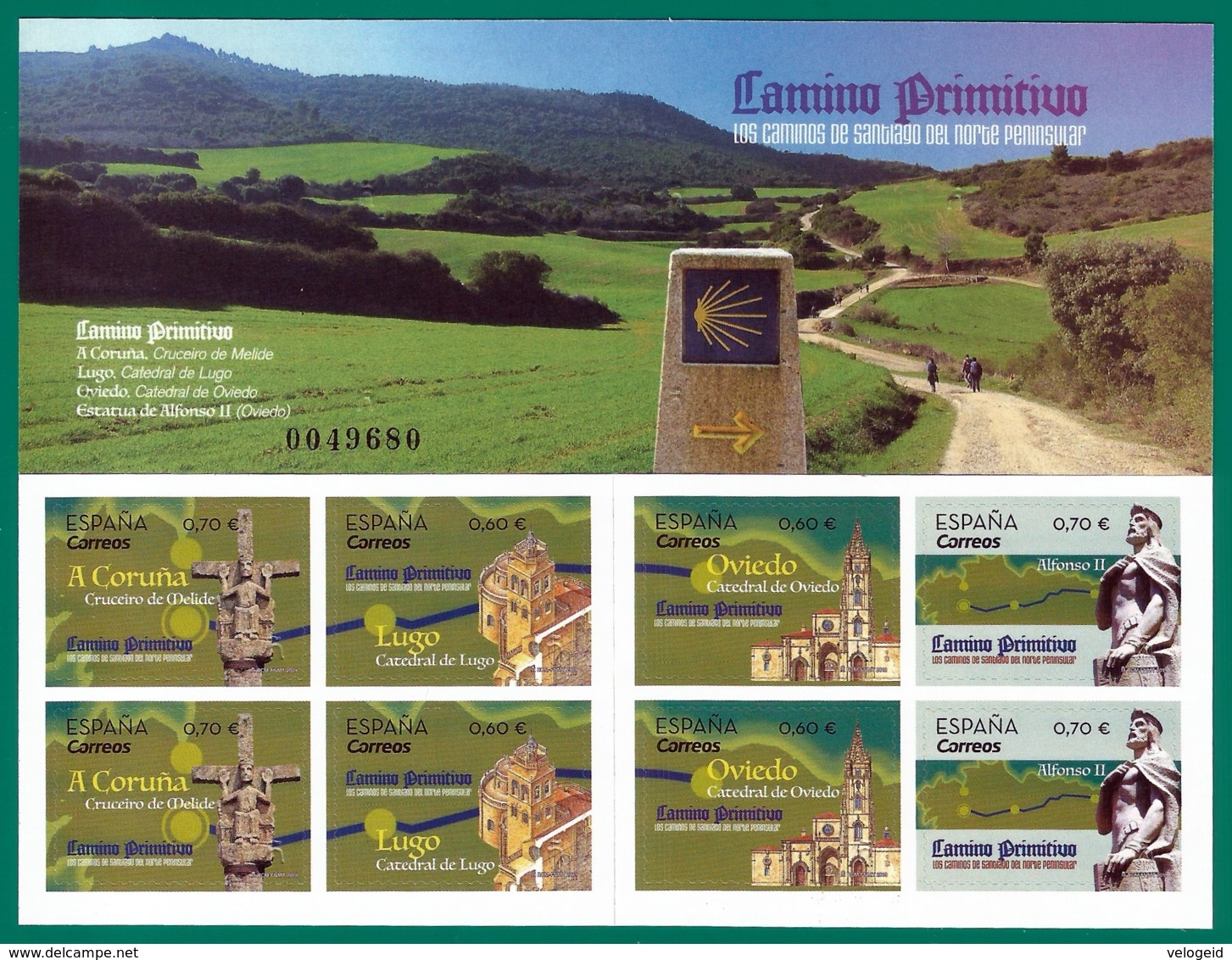 España. Spain. 2019. Los Caminos De Santiago Del Norte Peninsular. Camino Primitivo - Nuovi