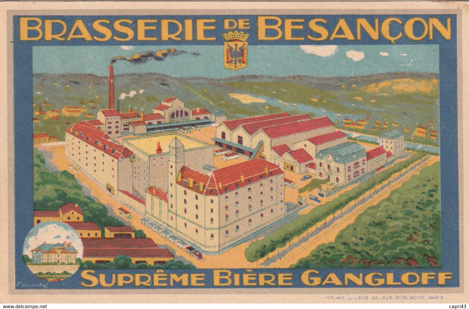 25  BESANCON   BIERE GANGLOFF  BRASSERIE - Besancon