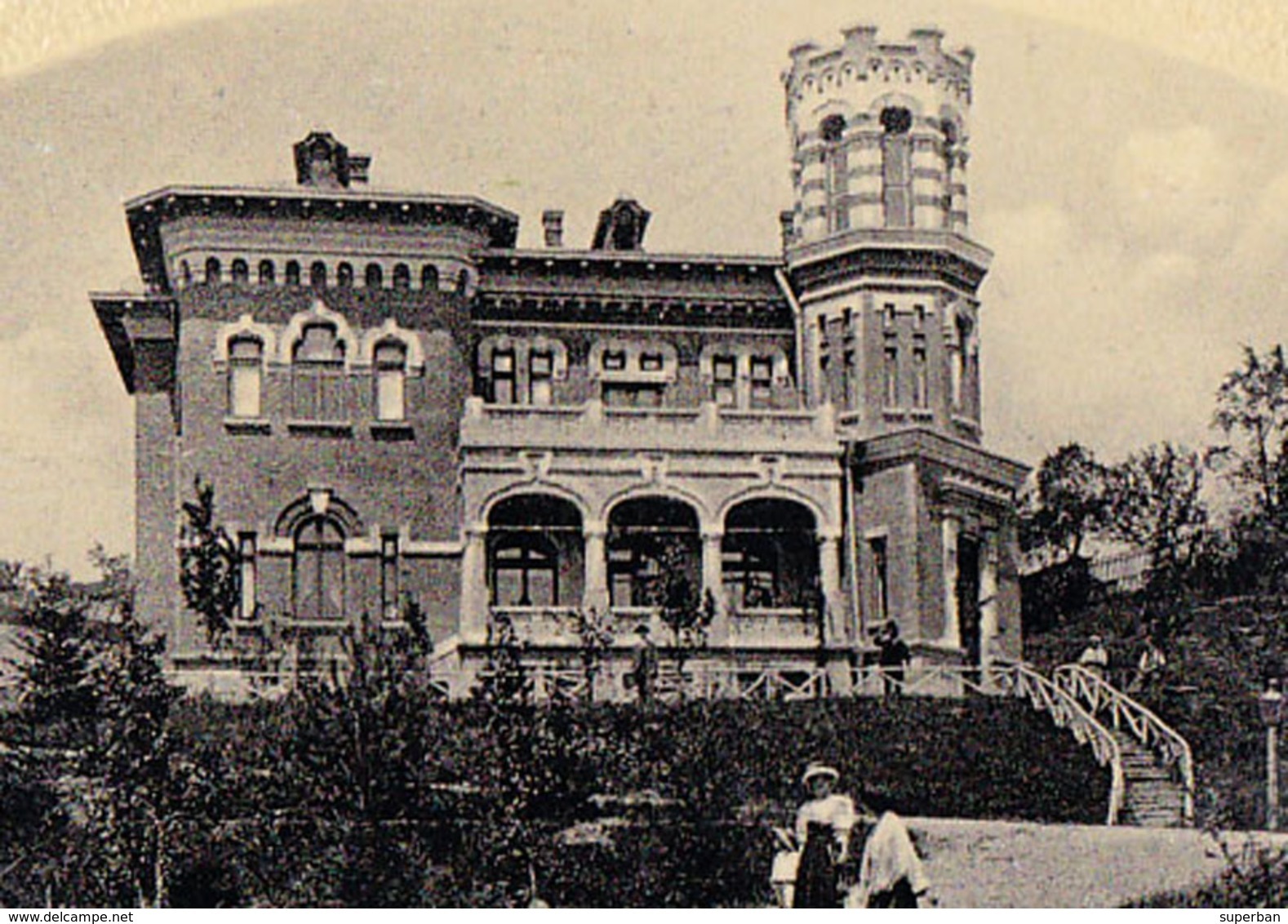 CÂMPULUNG MUSCEL / ARGES : VILA MIREA - ANNÉE / YEAR ~ 1910 - '912 - RRR !!! (ae113) - Romania