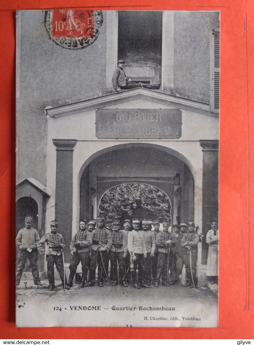 CPA (41) Vendome.Quartier Rochambeau. Militaires. (N.329) - Vendome