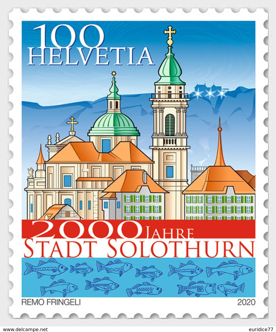 Switzerland 2020 - 2000 Years Solothurn Town Mnh - Neufs