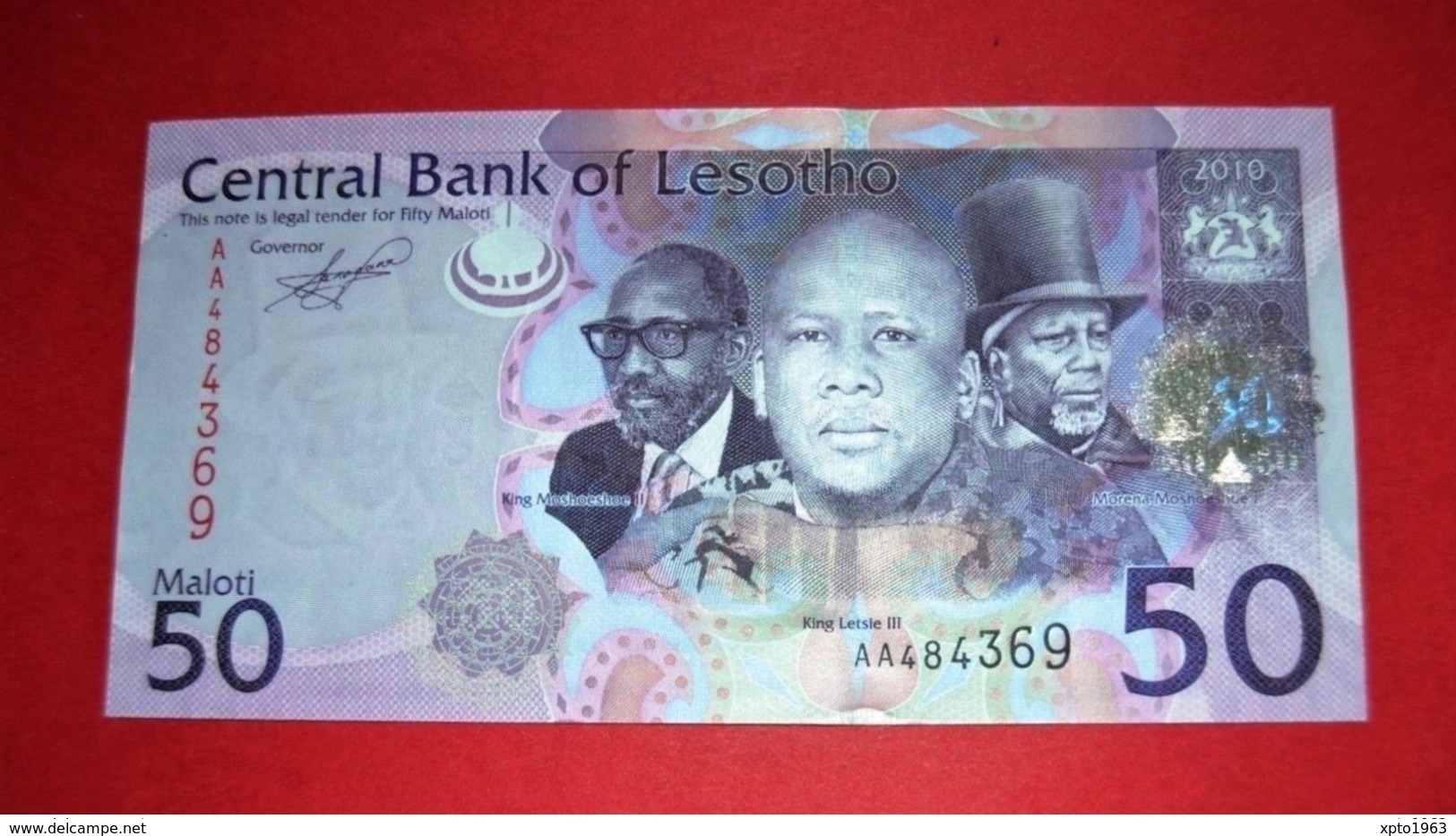 LESOTHO 50 Maloti - 2010 P 23 - AA PREFIX  / UNC - NEUF - Lesoto