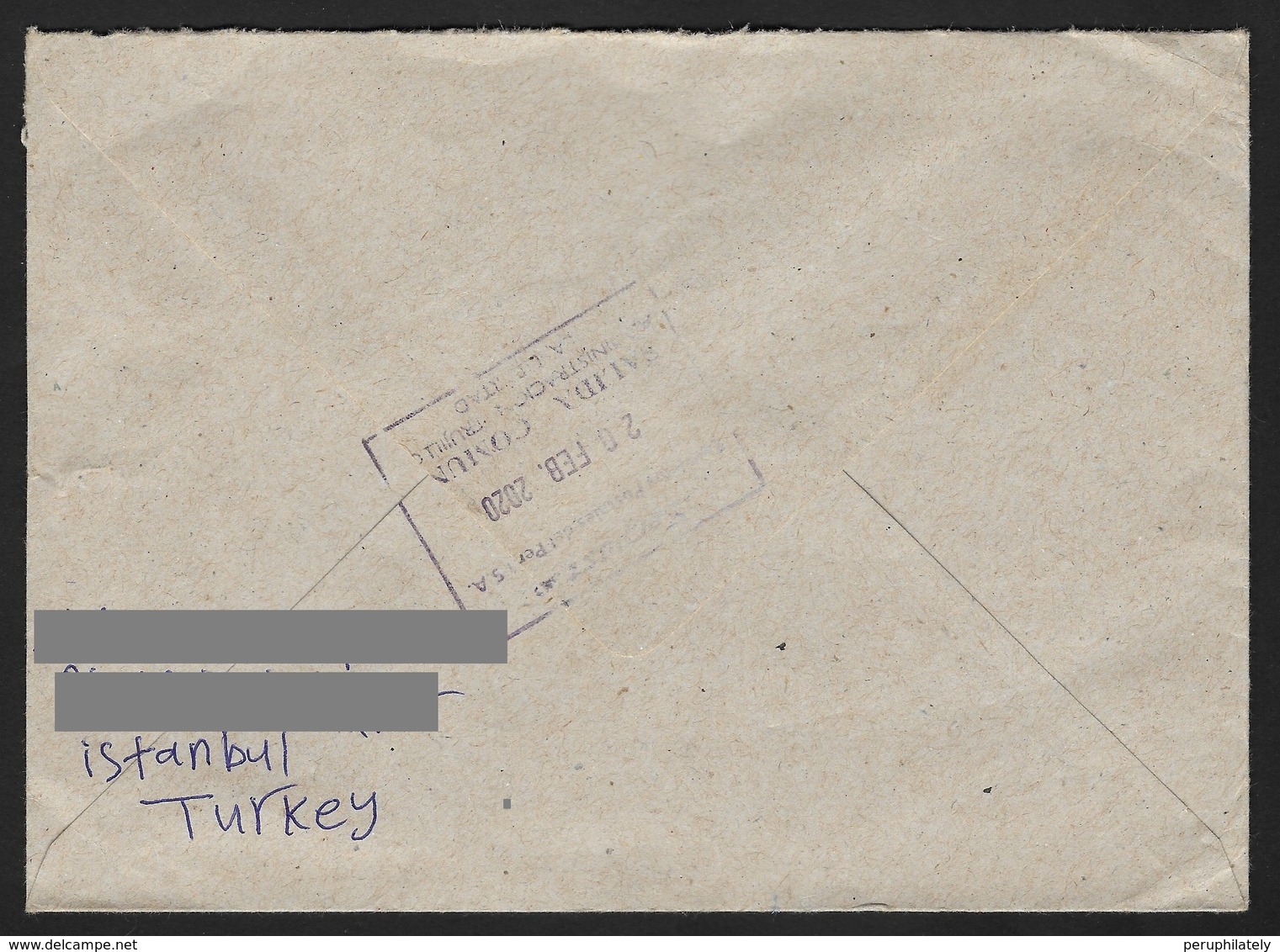 Turkey Cover With Recetn Art , Mentha Spices ,  Houses , Life Of Atatürk Stamps Sent To Peru - Usati