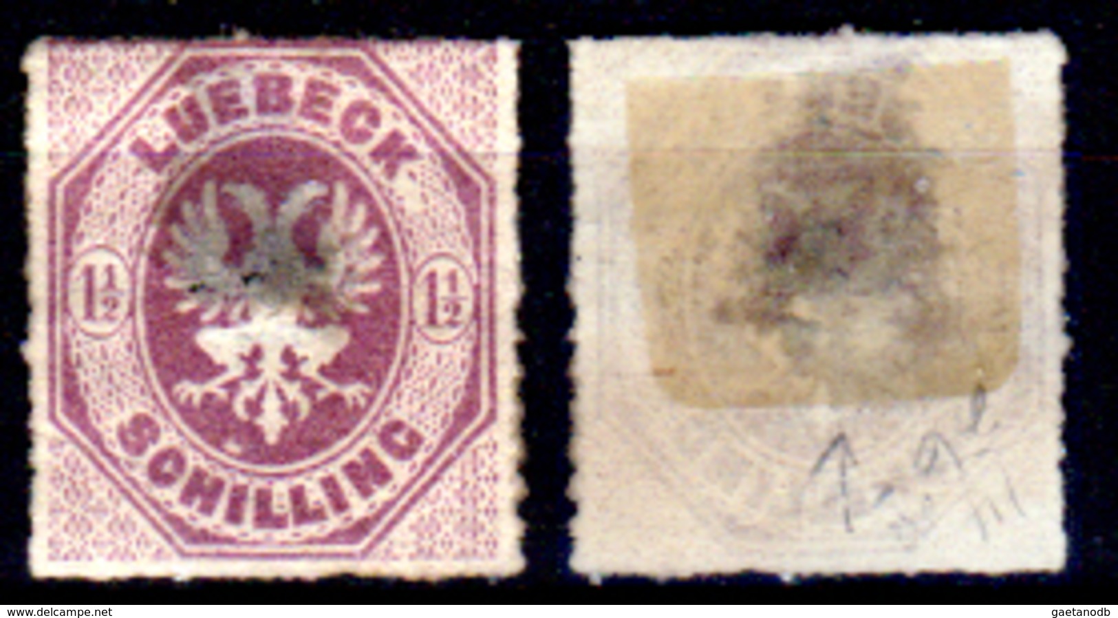 Germania-B-271- Luebeck 1865 (sg) NG - Qualità A Vostro Giudizio. - Lübeck