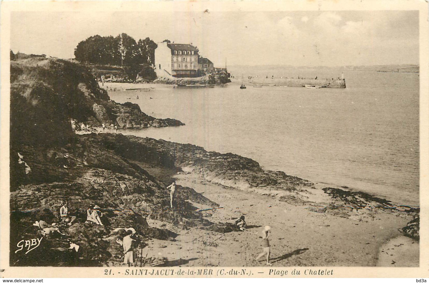 22 - SAINT JACUT DE LA MER - PLAGE DU CHATELET - Saint-Jacut-de-la-Mer