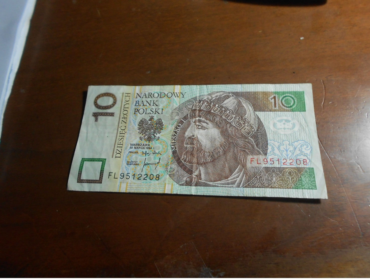 POLONIA  10  ZLOTY   BILLET - Poland