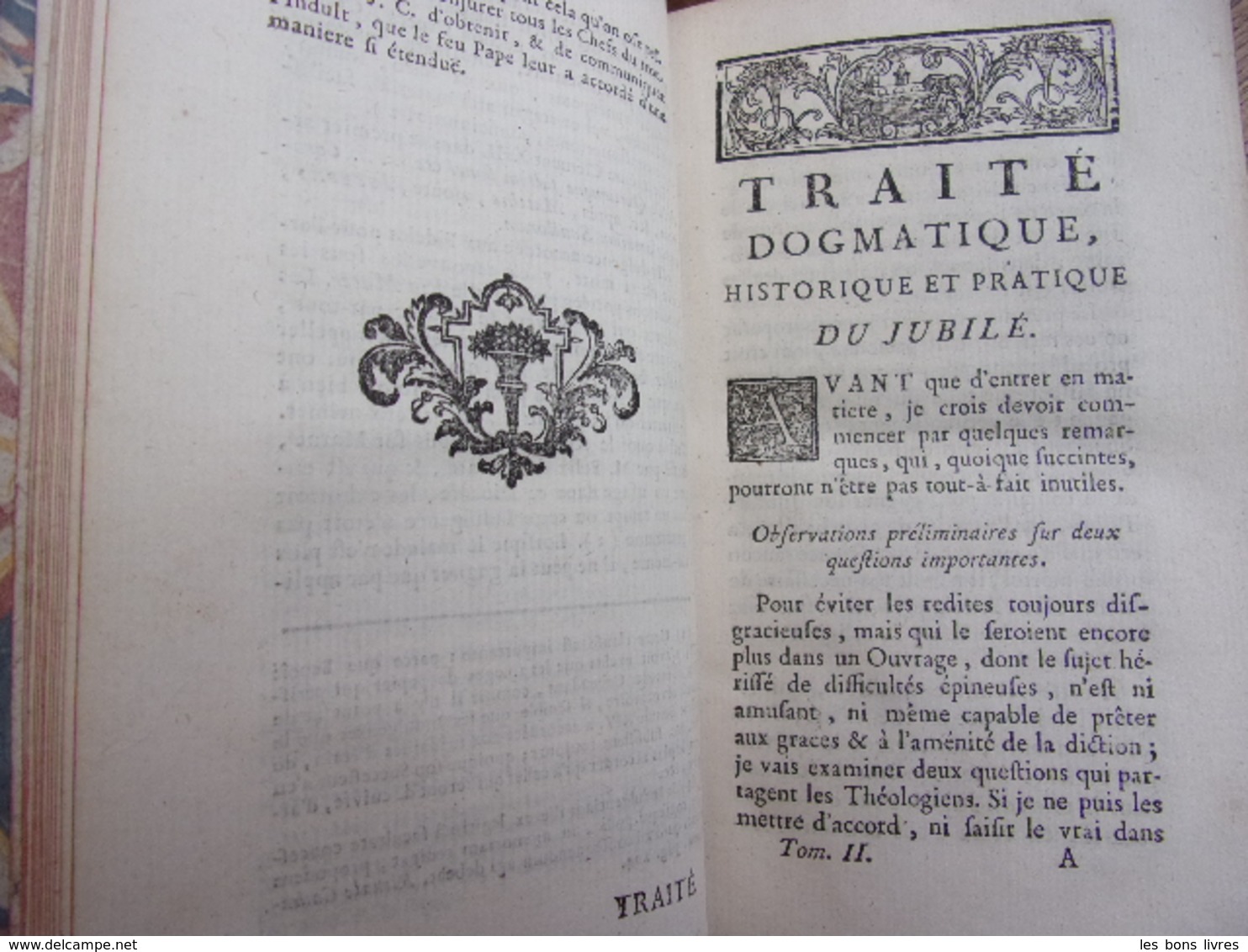 1770. COLLET. Traité des indulgences et du Jubilee. 2/2 vol.