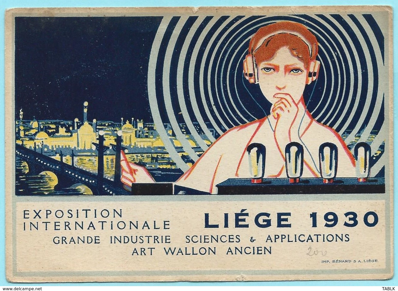 1021 - BELGIE - LUIK - LIEGE - EXPOSITION INTERNATIONALE 1930 - Liege