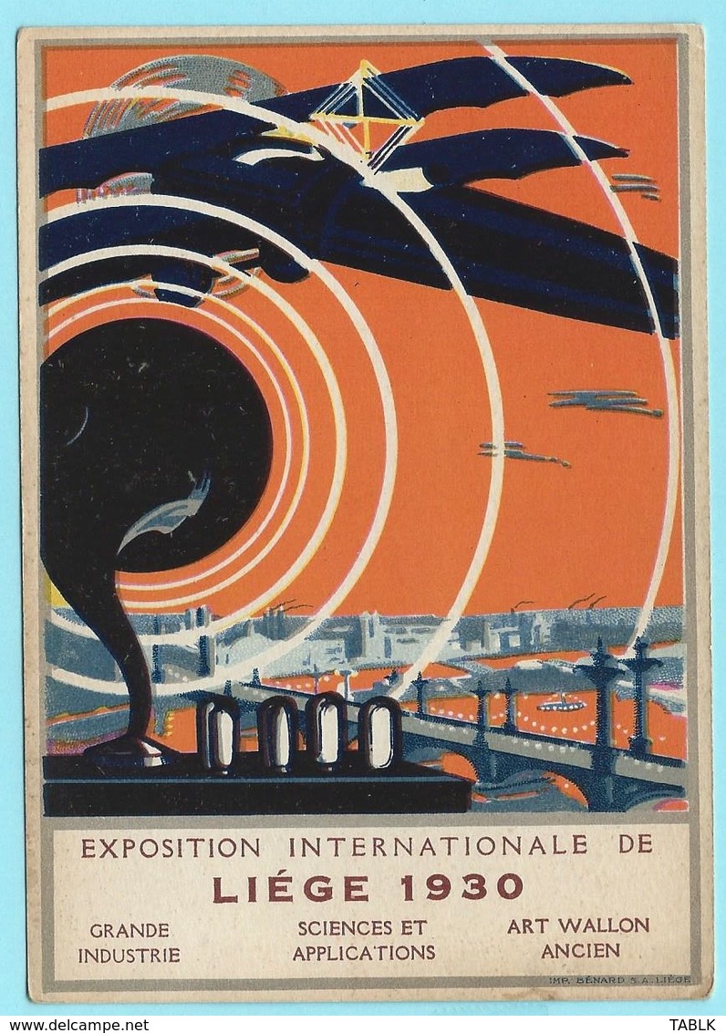 1023 - BELGIE - LUIK - LIEGE - EXPOSITION INTERNATIONALE 1930 - Liege