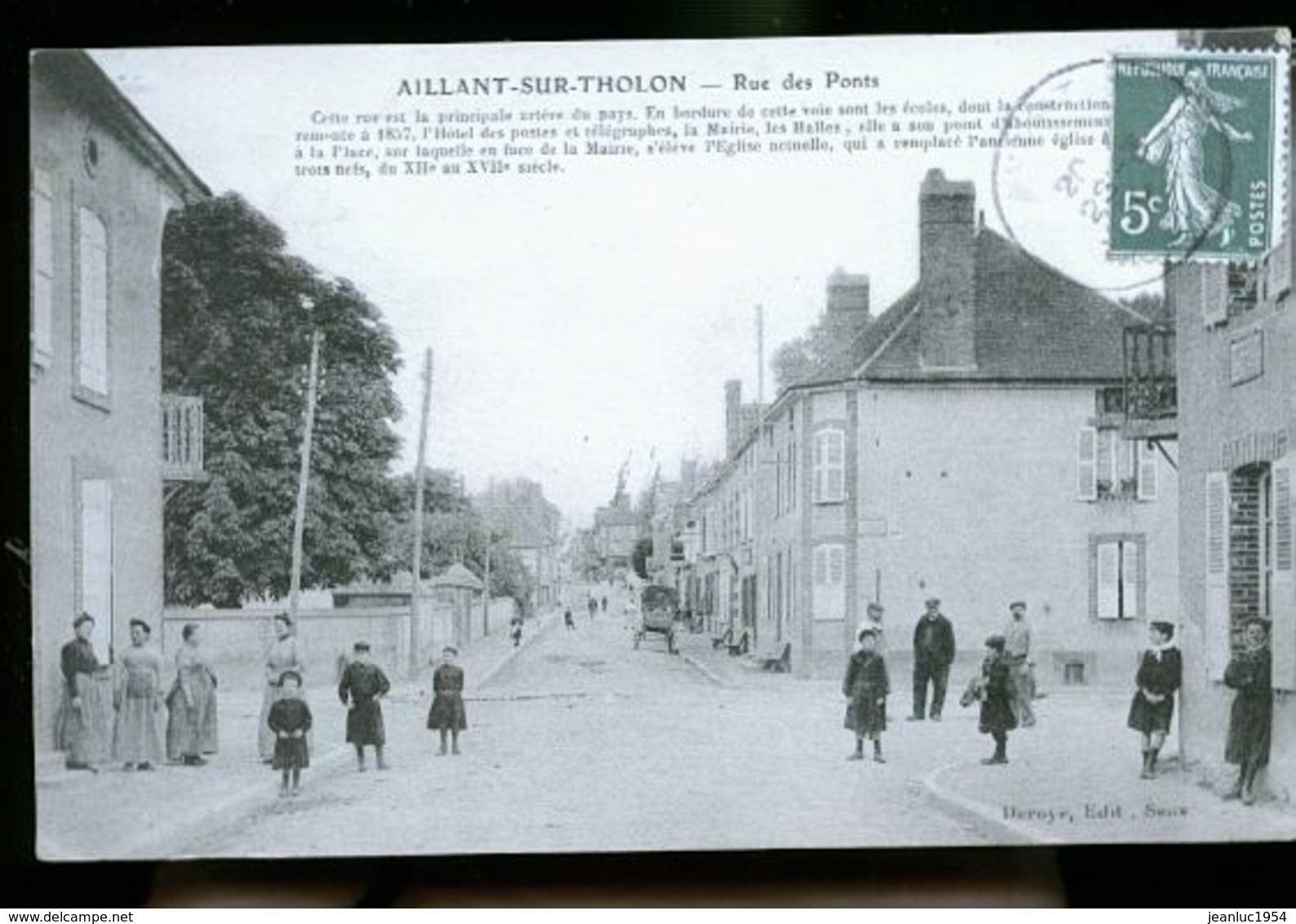 AILLANT SUR THOLON LA POSTE - Aillant Sur Tholon