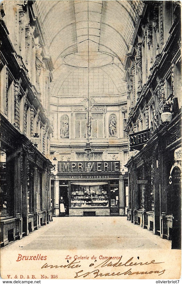 Bruxelles -  La Galerie Du Commerce - Imprimerie - Artigianato