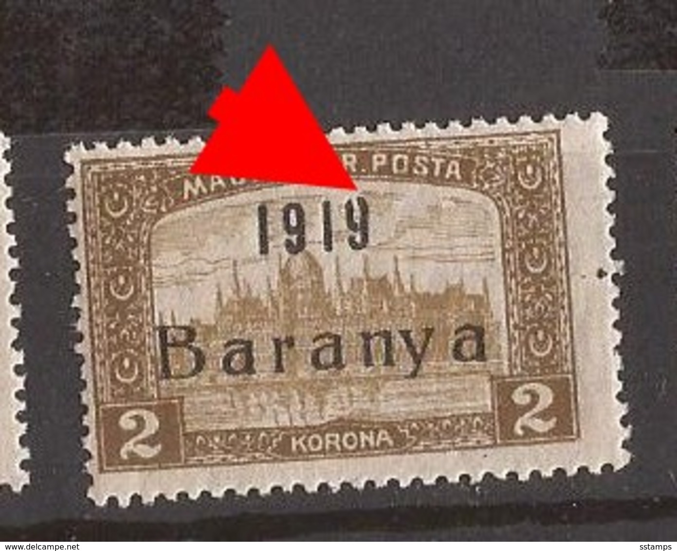 6---24.  1919  18-34   BARANYA  UNGARN SERBIA JUGOSLAVIJA OVERPRINT  INTERESSANT  - NEVER HINGED - Baranya