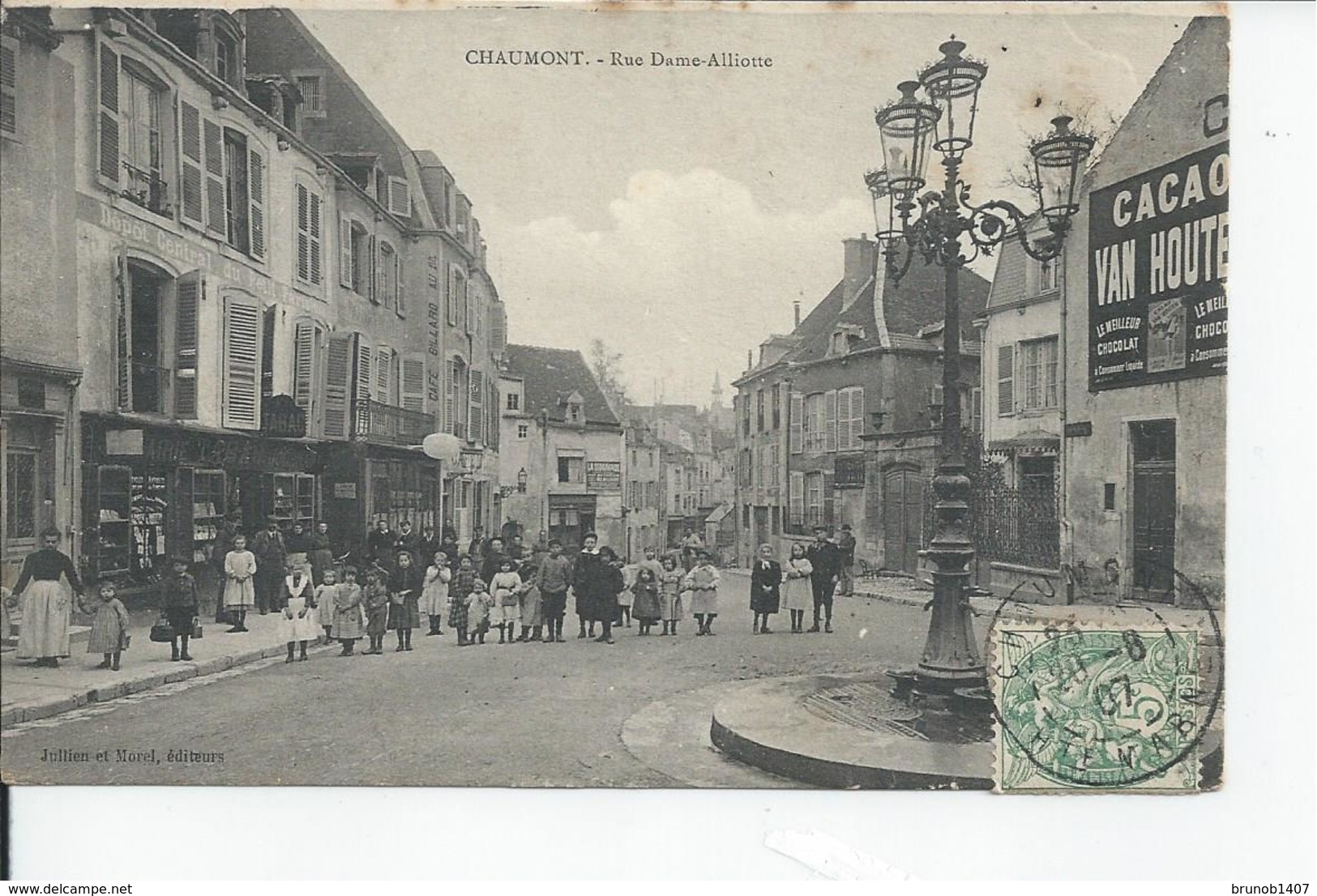 CHAUMONT   Rue Dame Alliotte  1907 - Chaumont