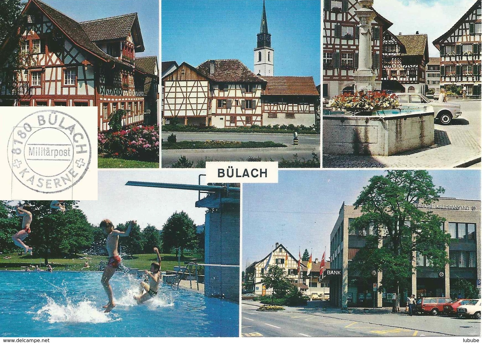 Bülach - Multivue (5 Bilder / Feldpost)           Ca. 1970 - Bülach