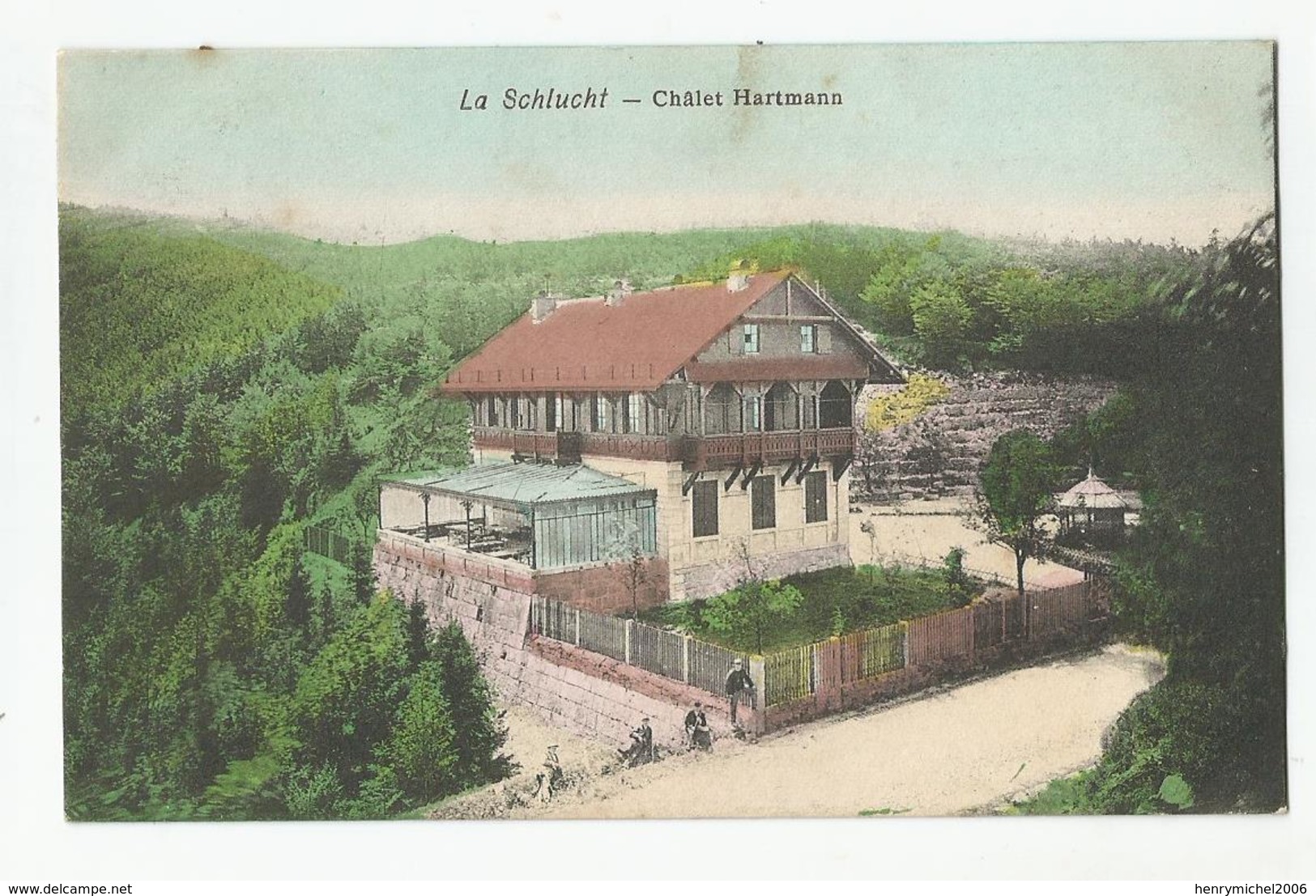 88 Vosges - Le Schlucht Chalet Hartmann Cachet épinal 1907 - Epinal