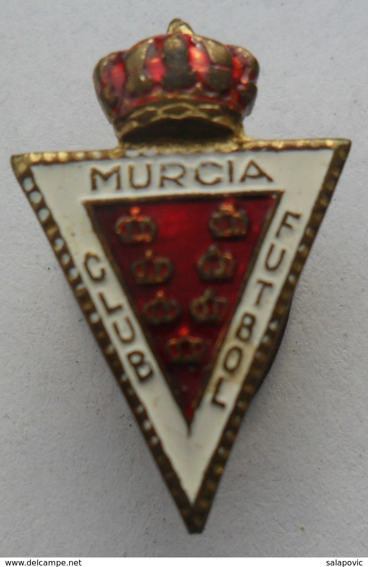 Real Murcia, SPAIN FOOTBALL CLUB, SOCCER / FUTBOL / CALCIO PINS BADGES PLAST - Football