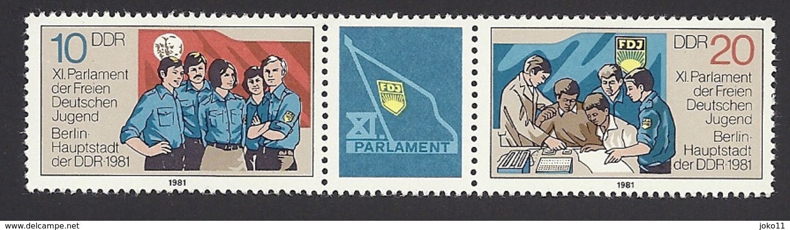 DDR, 1981, Michel-Nr. 2609-2610, **postfrisch - Unused Stamps