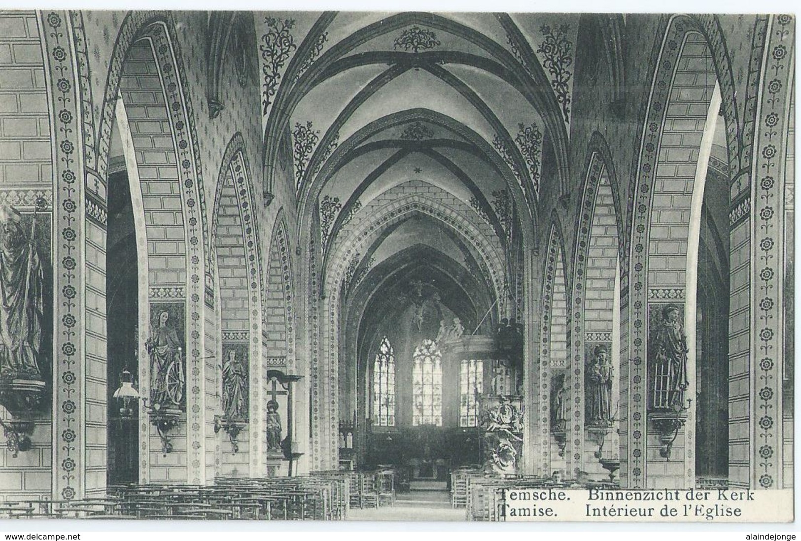 Temse - Temsche - Tamise - Binnenzicht Der Kerk - Intérieur De L'Eglise - E.D.L. - Temse