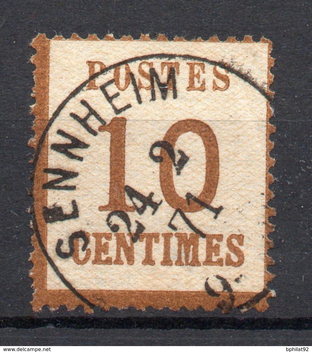 !!! ALSACE-LORRAINE : N°5 OBLITERATION DE SENNHEIM SUPERBE - Used Stamps