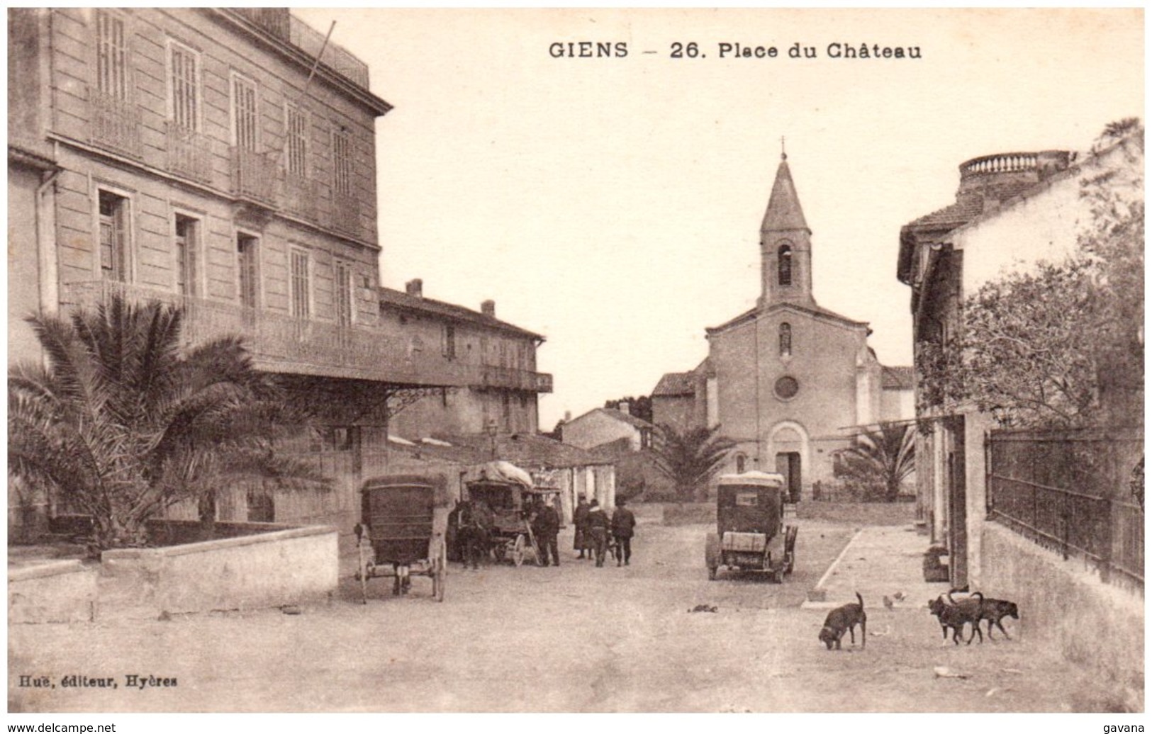 83 GIENS - Place Du Chateau - Andere & Zonder Classificatie