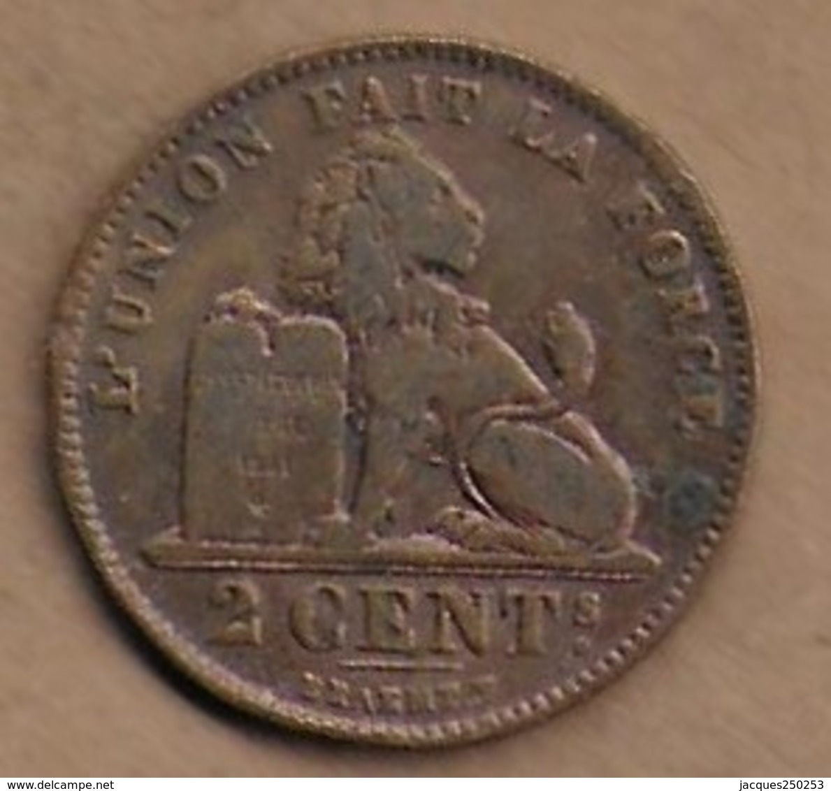 2 Centimes Cuivre 1912  FR - 2 Cent