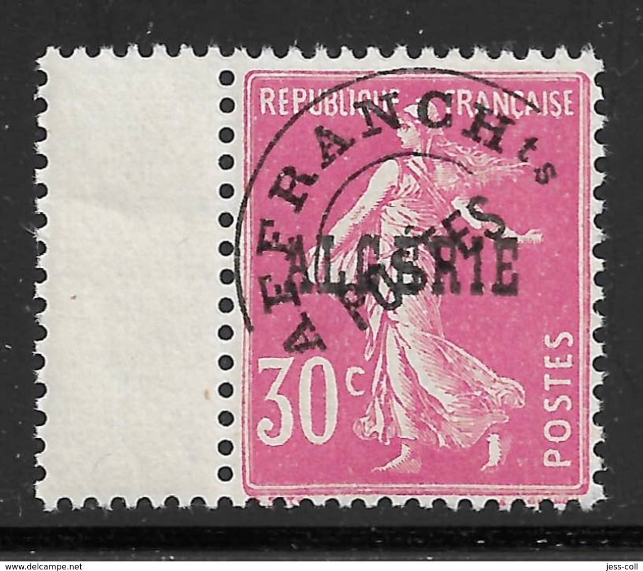 Maury 6 - PREO 30 C Rose Semeuse - Avec Bord Interpanneau - ** - Unused Stamps