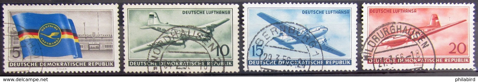 ALLEMAGNE Rep.Démocratique                  N° 242/245                        OBLITERE - Used Stamps