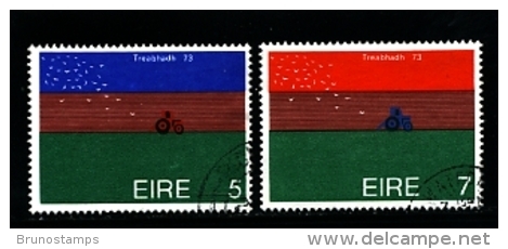 IRELAND/EIRE - 1973  WORLD PLOUGHING  CHAMPIONSHIP  SET  FINE USED - Usati