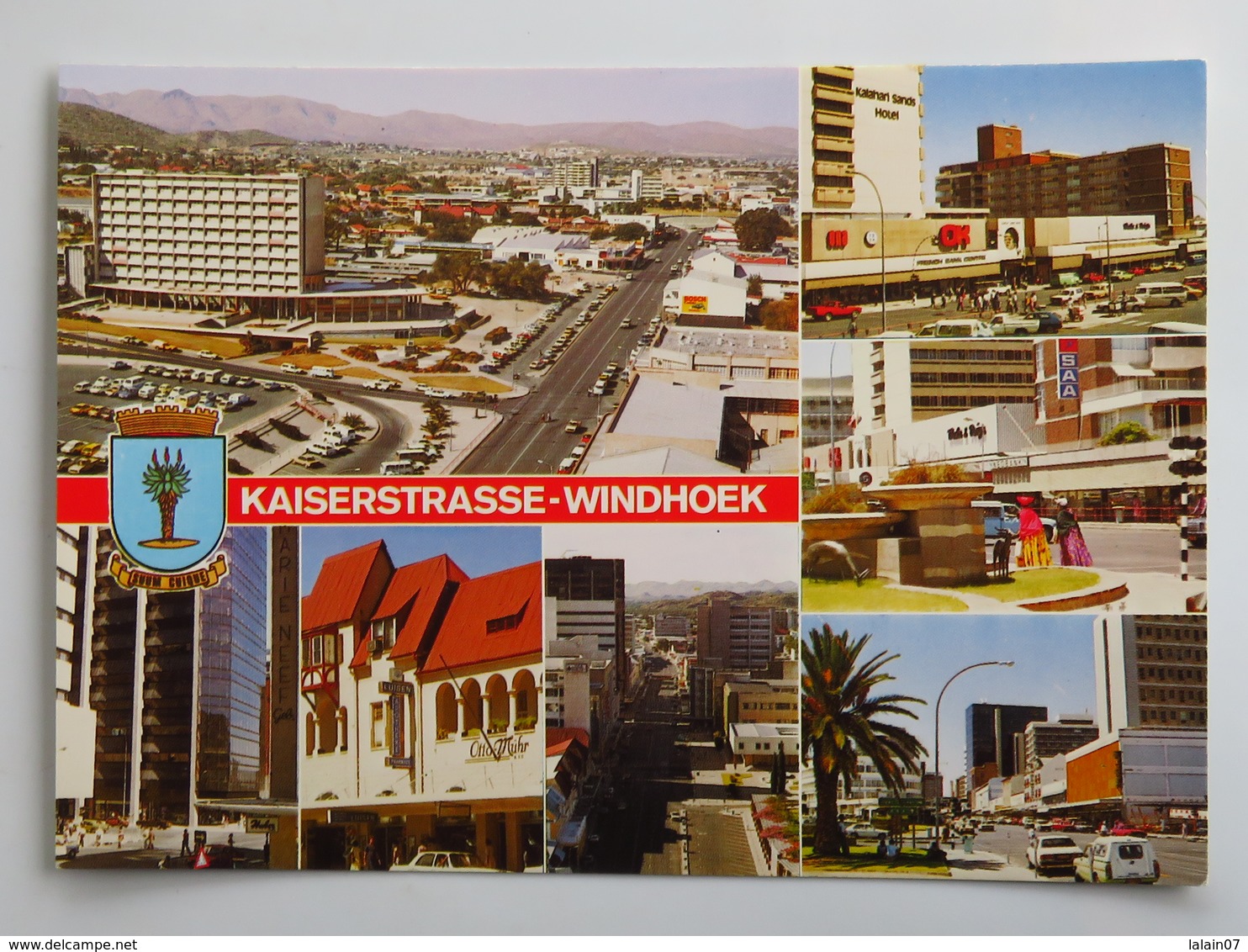 Carte Postale : NAMIBIA : WINDHOEK, Multi View, Kaiserstrasse - Namibie