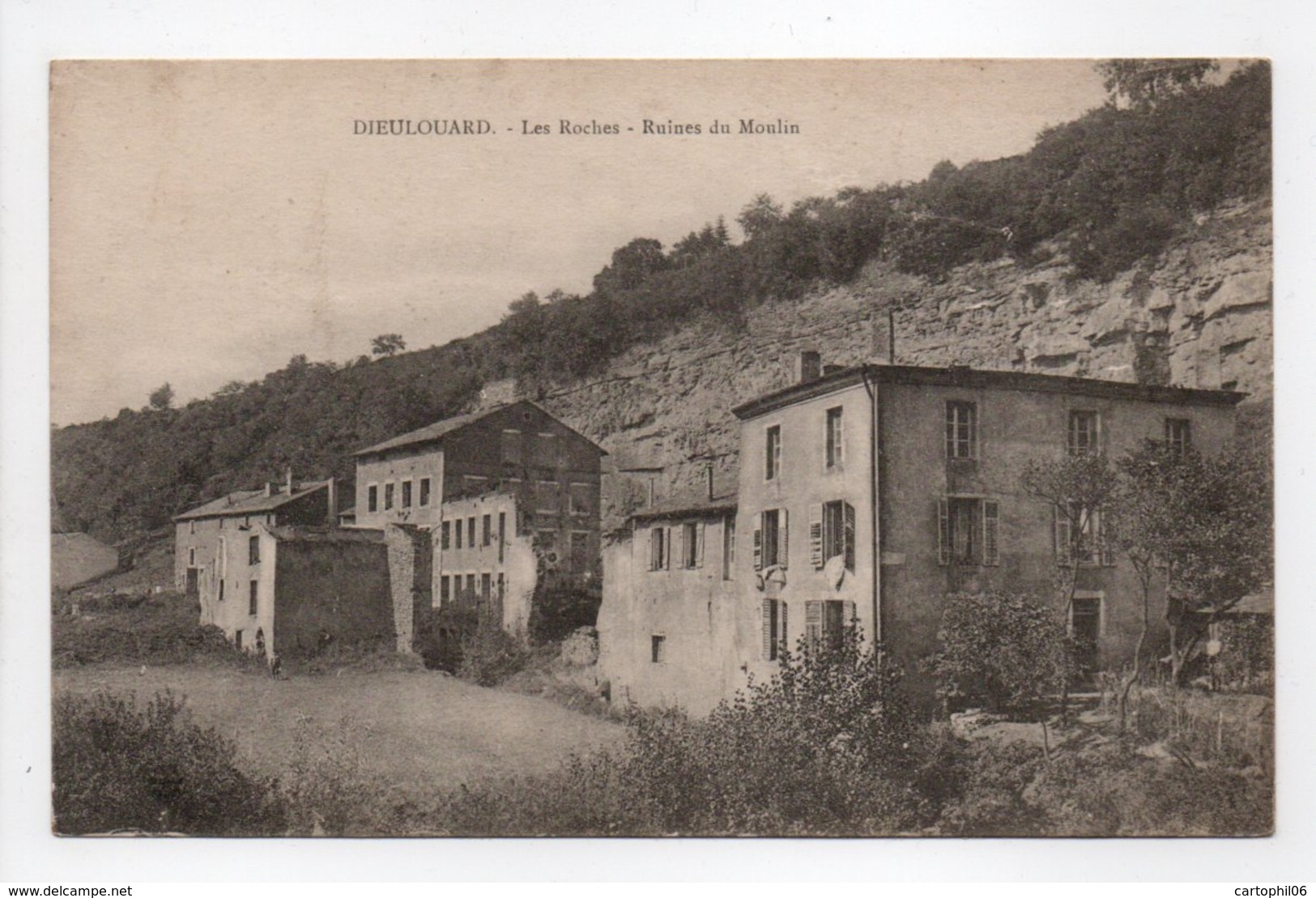 - CPA DIEULOUARD (54) - Les Roches - Ruines Du Moulin - - Dieulouard