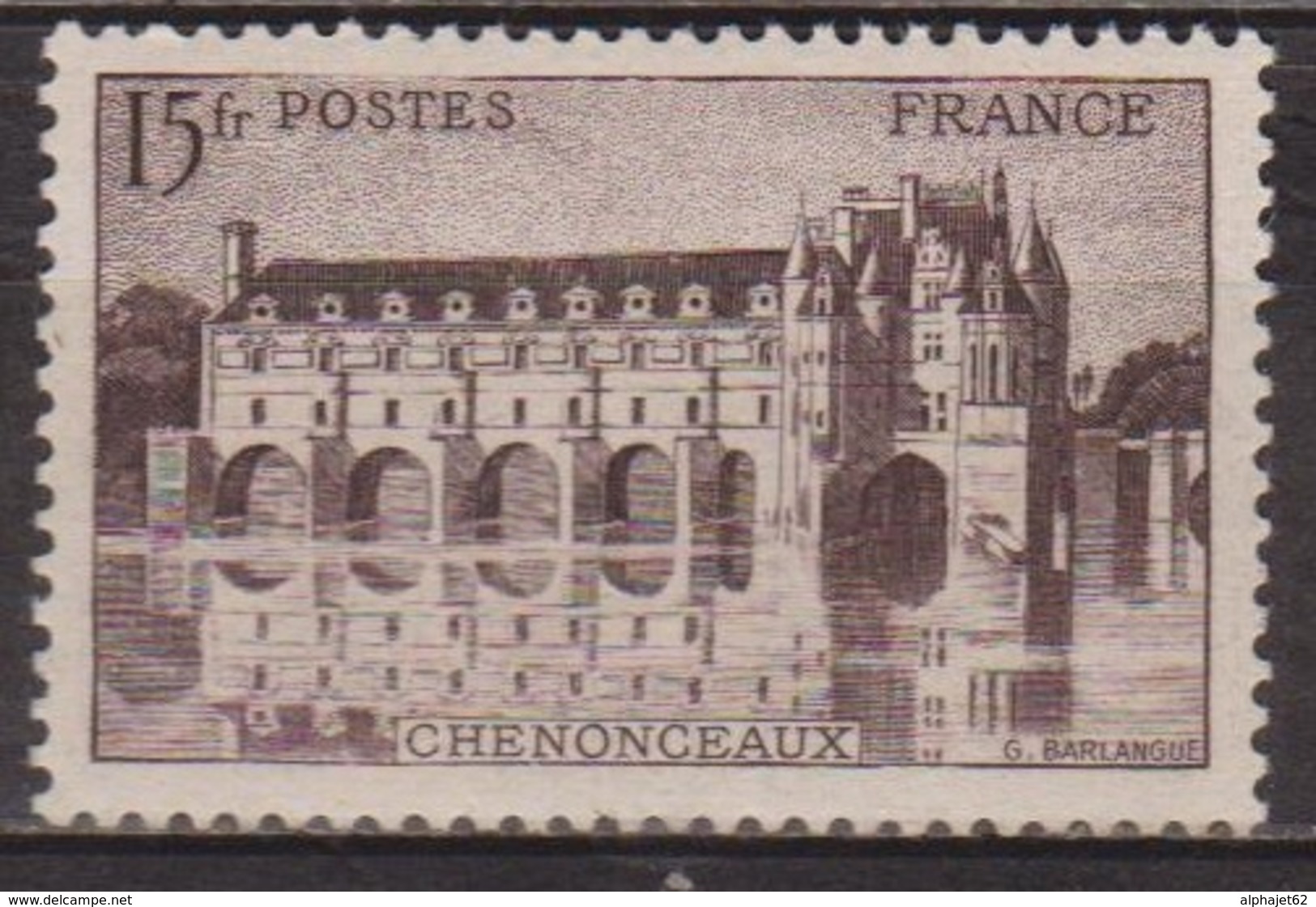Sites Touristiques - FRANCE - Chateau De Chenonceau - N° 610 ** - 1944 - Unused Stamps