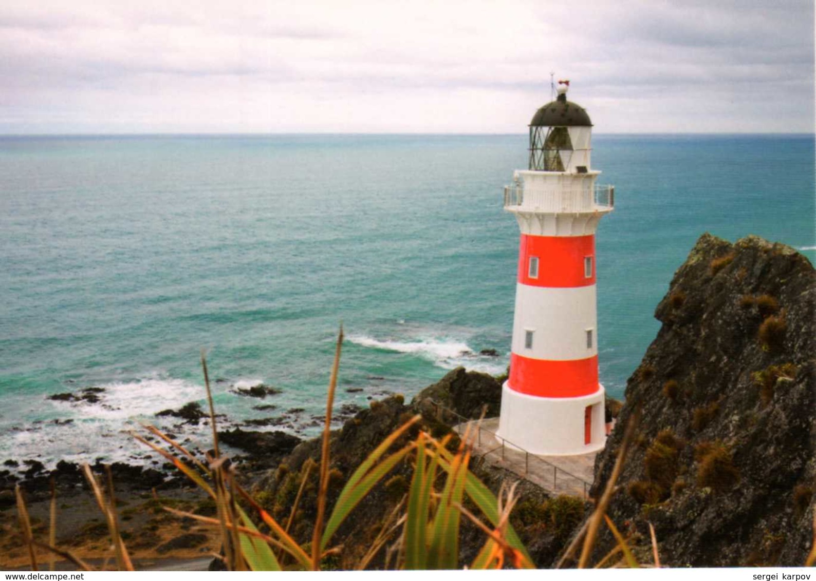 Cape Palliser Lighthouse New Zealand Faro Farol Fyret Leuchtturm - Phares