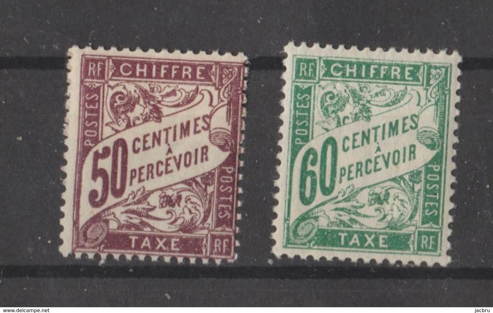 Taxe N° 37 & 38 NEUF** - 1859-1959 Nuovi