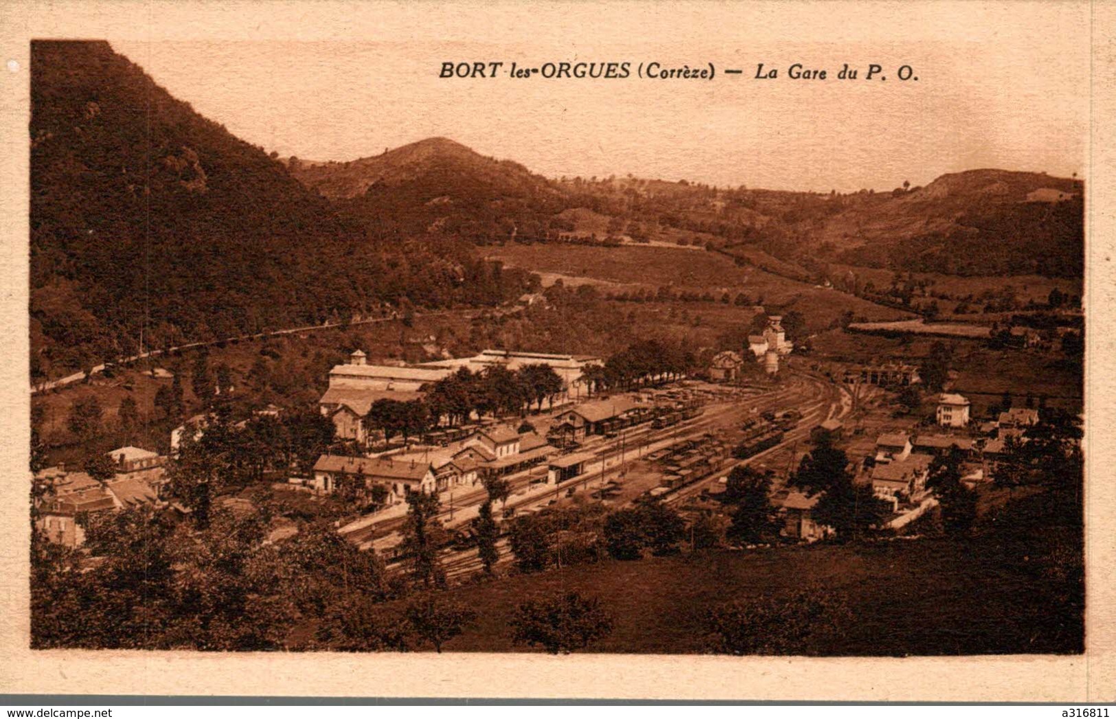 BORT LES ORGUES LA GARE DU P. O - Sonstige & Ohne Zuordnung