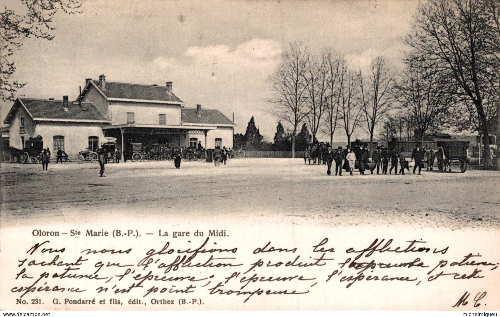 13057       OLORON STE MARIE   LA GARE DU MIDI - Oloron Sainte Marie