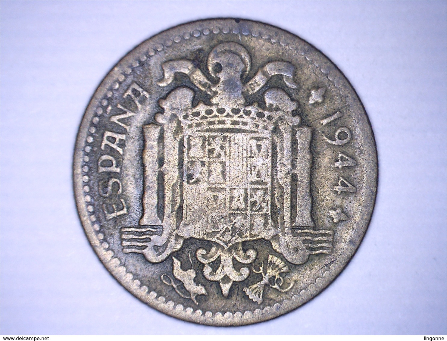 ESPAGNE 1 PESETA 1944 - 1 Peseta