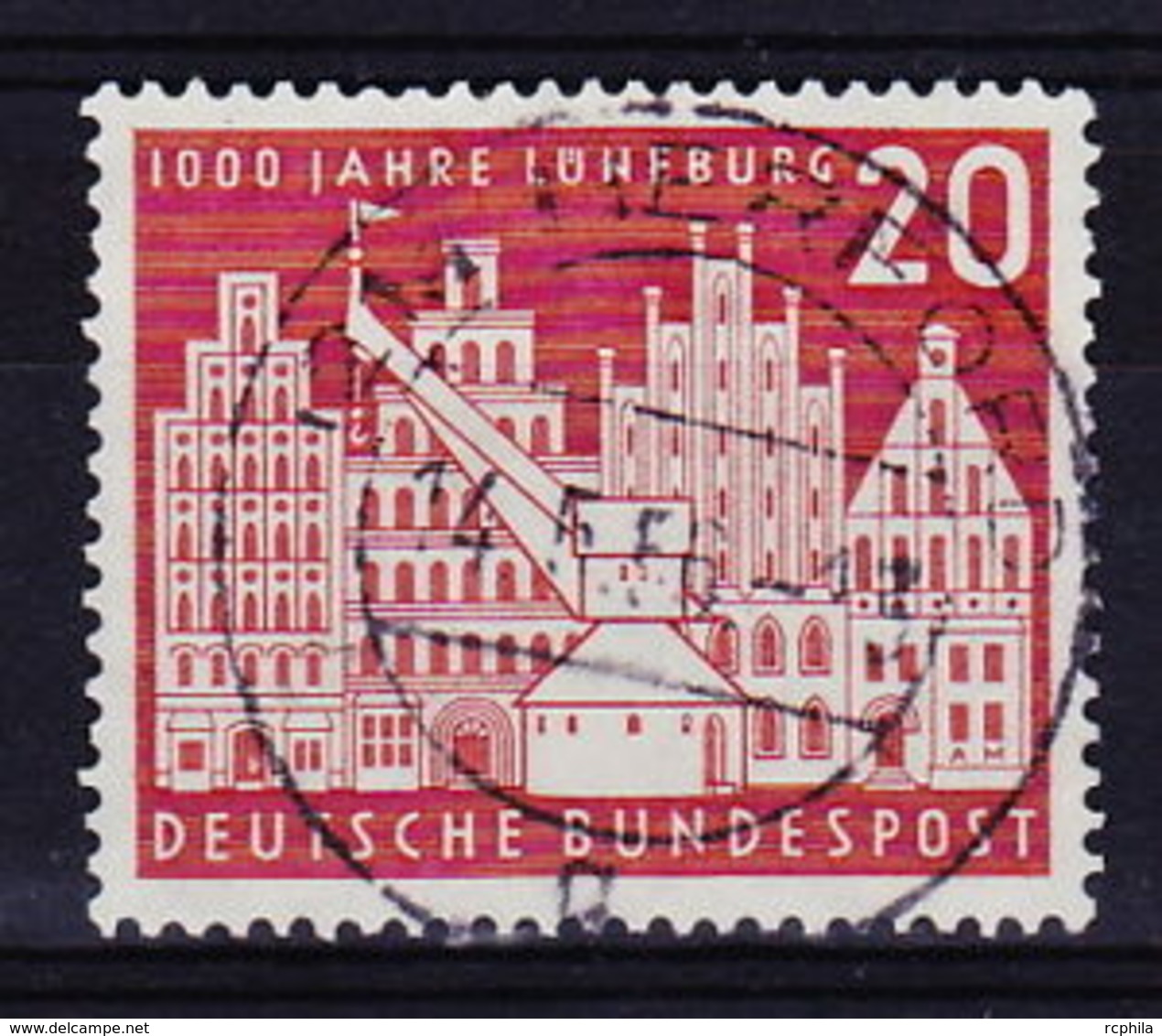 RC 15871 ALLEMAGNE RFA N° 106 COTE 10€ MILLENAIRE DE LA VILLE DE LUNEBOURG OBLITÉRÉ TB VFU - Gebruikt