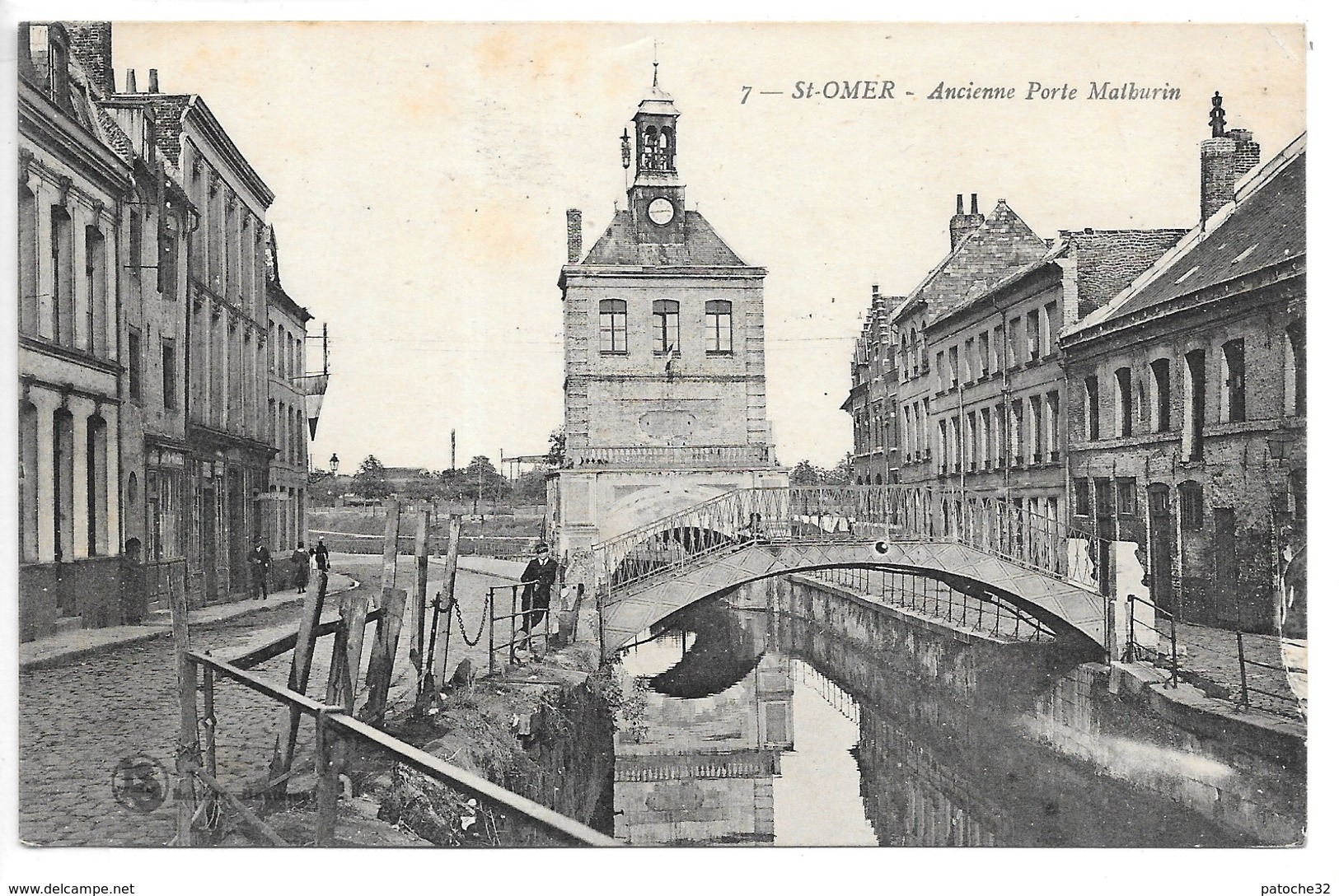 Cpa...St-Omer...ancienne Porte Mathurin ...1926.. - Saint Omer