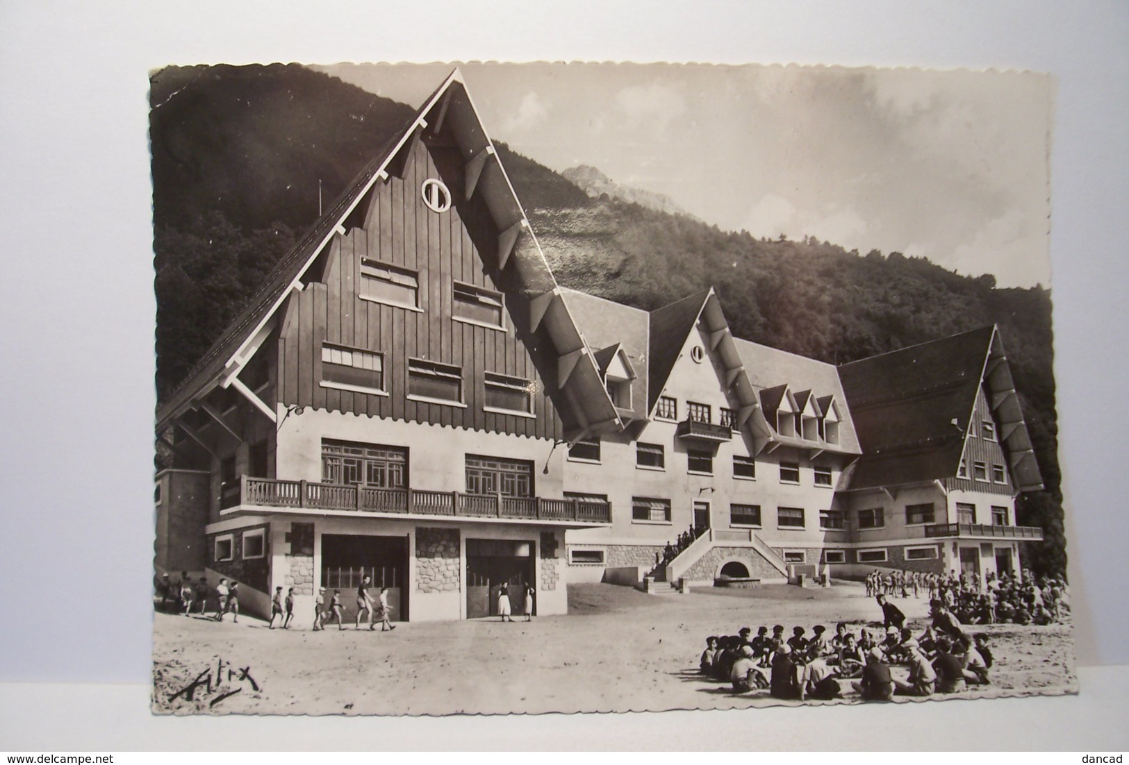 CAUTERETS   - Colonie De Vacances Ambroise  CROIZAT Du Comité D'Etablissement  D'Alshom ( Pas De Reflet Sur L'original ) - Cauterets