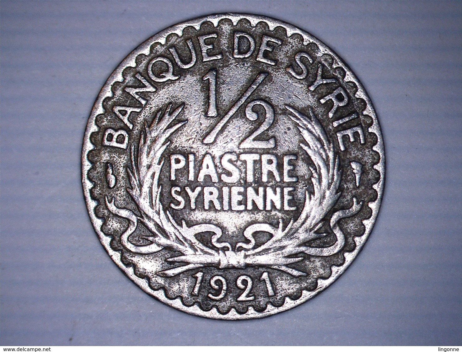 Banque De Syrie 1/2 Piastre Syrienne 1921 - Siria