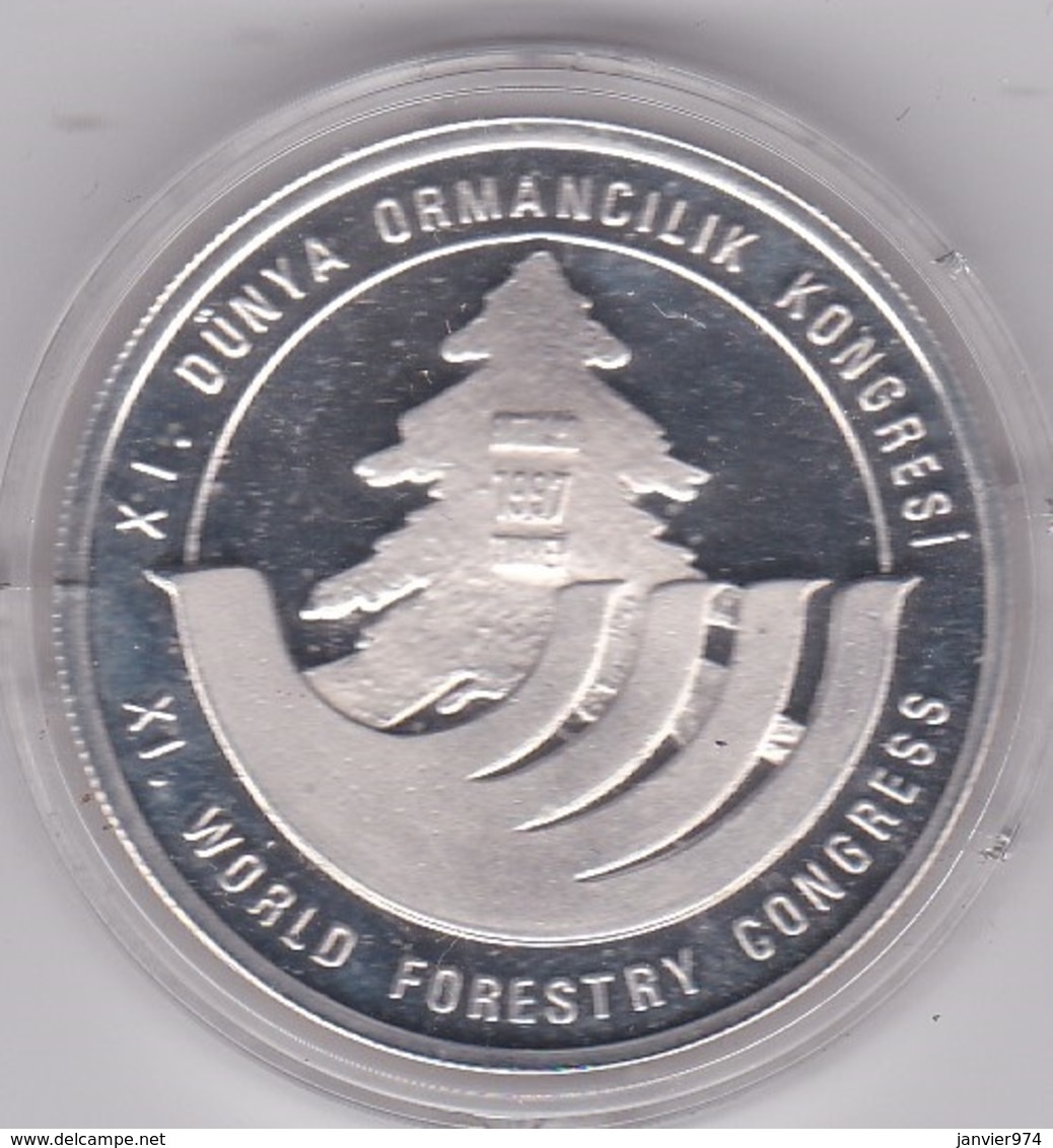 Turquie 1500000 LIRA 1997 SILVER PROOF COIN, En Argent .UNC - Turquie