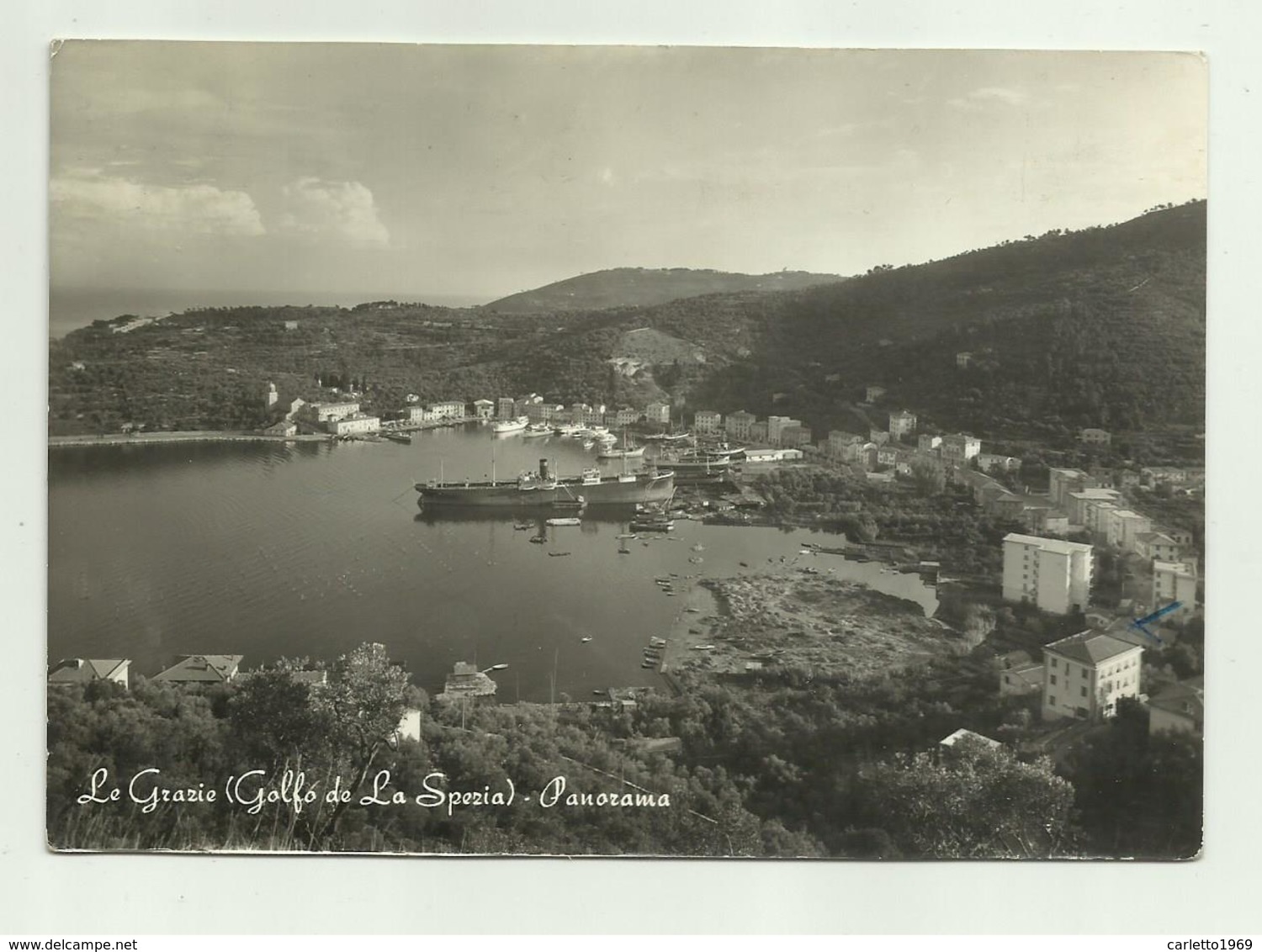 LE GRAZIE - ( GOLFO DE LA SPEZIA ) PANORAMA   VIAGGIATA FG - La Spezia