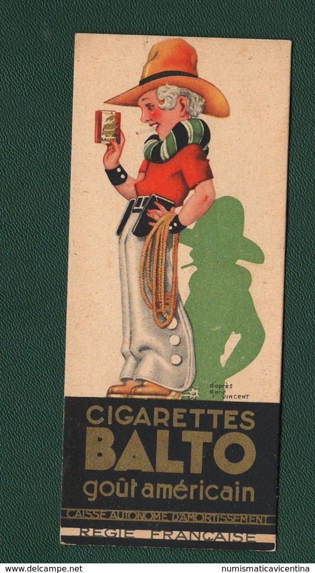 Sigarette BALTO Cigarettes Tabac Tobacco Loterie Nationale FRANÇAIS Favoris Bookmarks - Altri & Non Classificati