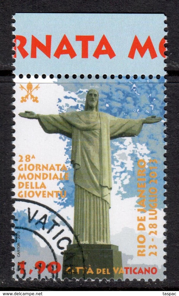 Vatican 2013 Mi# 1771 Used - World Youth Day 2013, Rio De Janeiro - Gebraucht