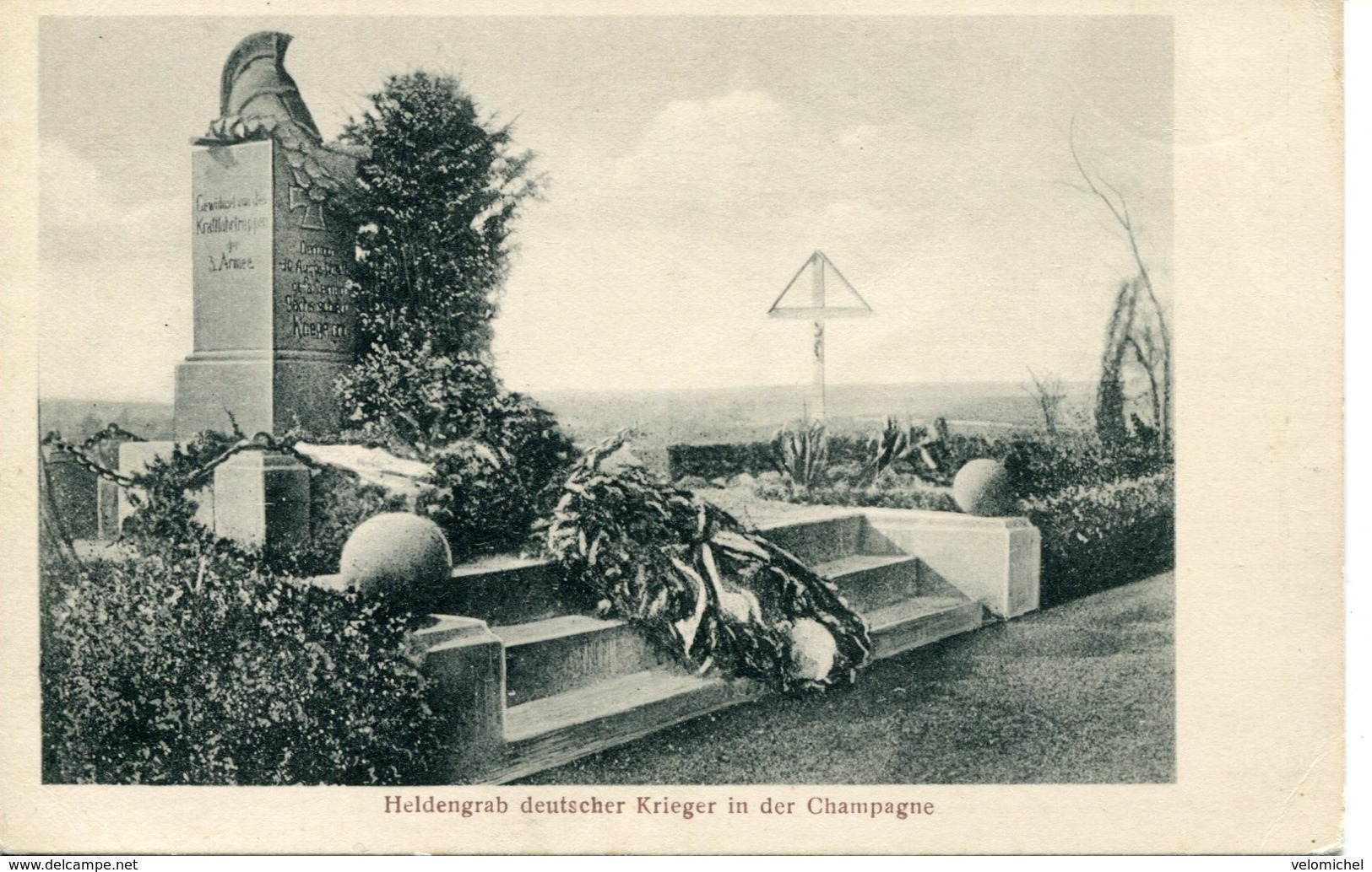 AUBONCOURT. Heldengrab Deutscher Krieger In Der Champagne - Altri & Non Classificati