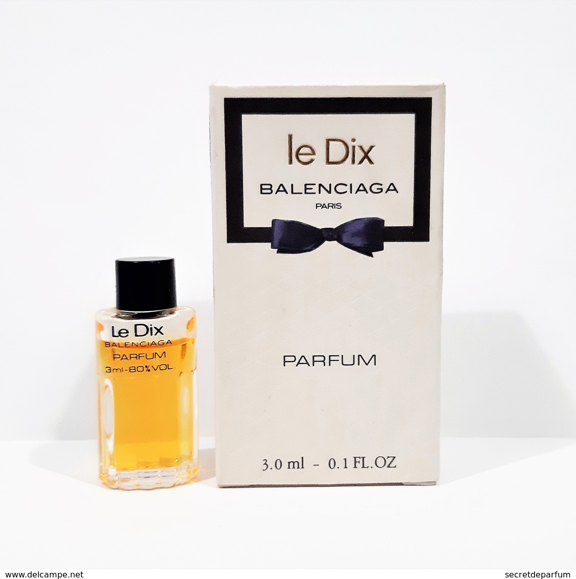 Miniatures De Parfum  LE DIX  De  BALENCIAGA   3 Ml  EDT   + Boite - Miniatures Femmes (avec Boite)