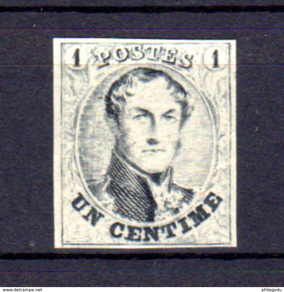 Belgique 1861, Léopold 1er, Médaillon, 9a Sans Gomme, Cote 185 €, - 1849-1865 Medaillons (Varia)