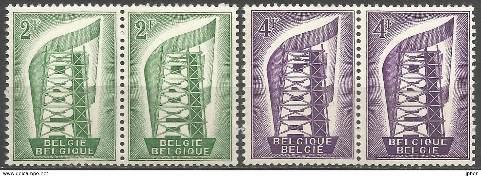 (E087) BELGIQUE - Paire N°994à995 *et** - Europa - Unused Stamps