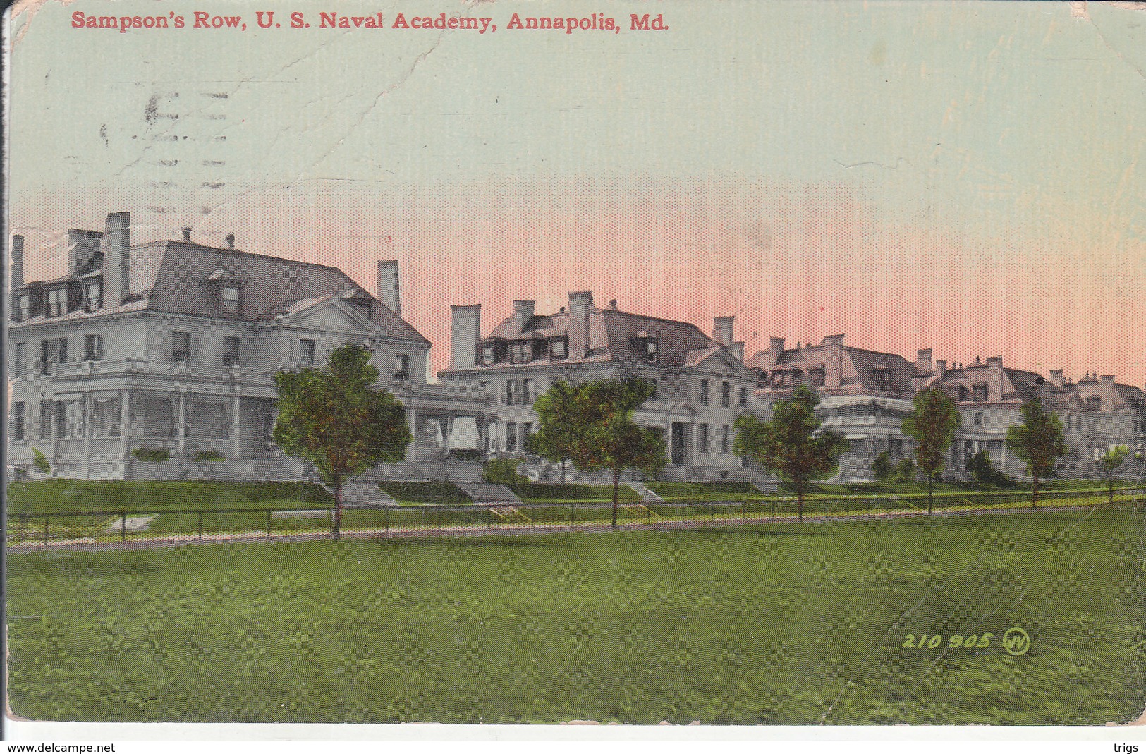 Annapolis - Sampson's Row, U. S. Naval Academy - Annapolis – Naval Academy