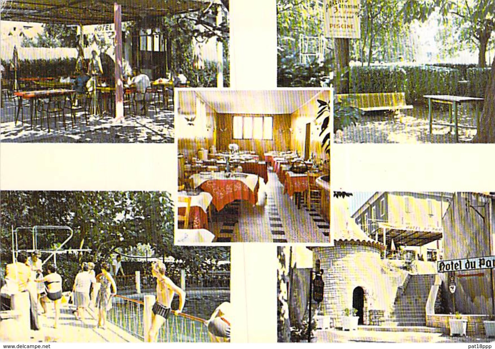 13 - BAYAE : Hotel Restaurant Du Parc - CPSM CPM Grand Format - Bouches Du Rhône - Andere & Zonder Classificatie
